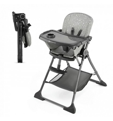 Kinderkraft Foldee - krzesełko do karmienia | Grey